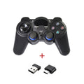 Multi-platform wireless gamepad controller with ergonomic design and USB adapter