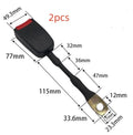 20cm long steel wire automotive seat belt buckle replacement part