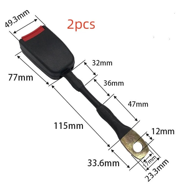 20cm long steel wire automotive seat belt buckle replacement part