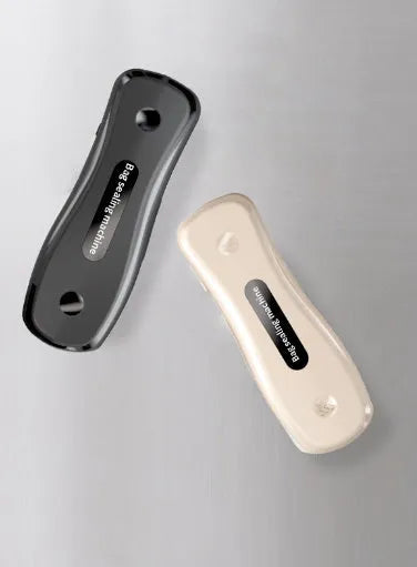 Milky white USB rechargeable mini sealing machine with magnetic patch for kitchen food preservation