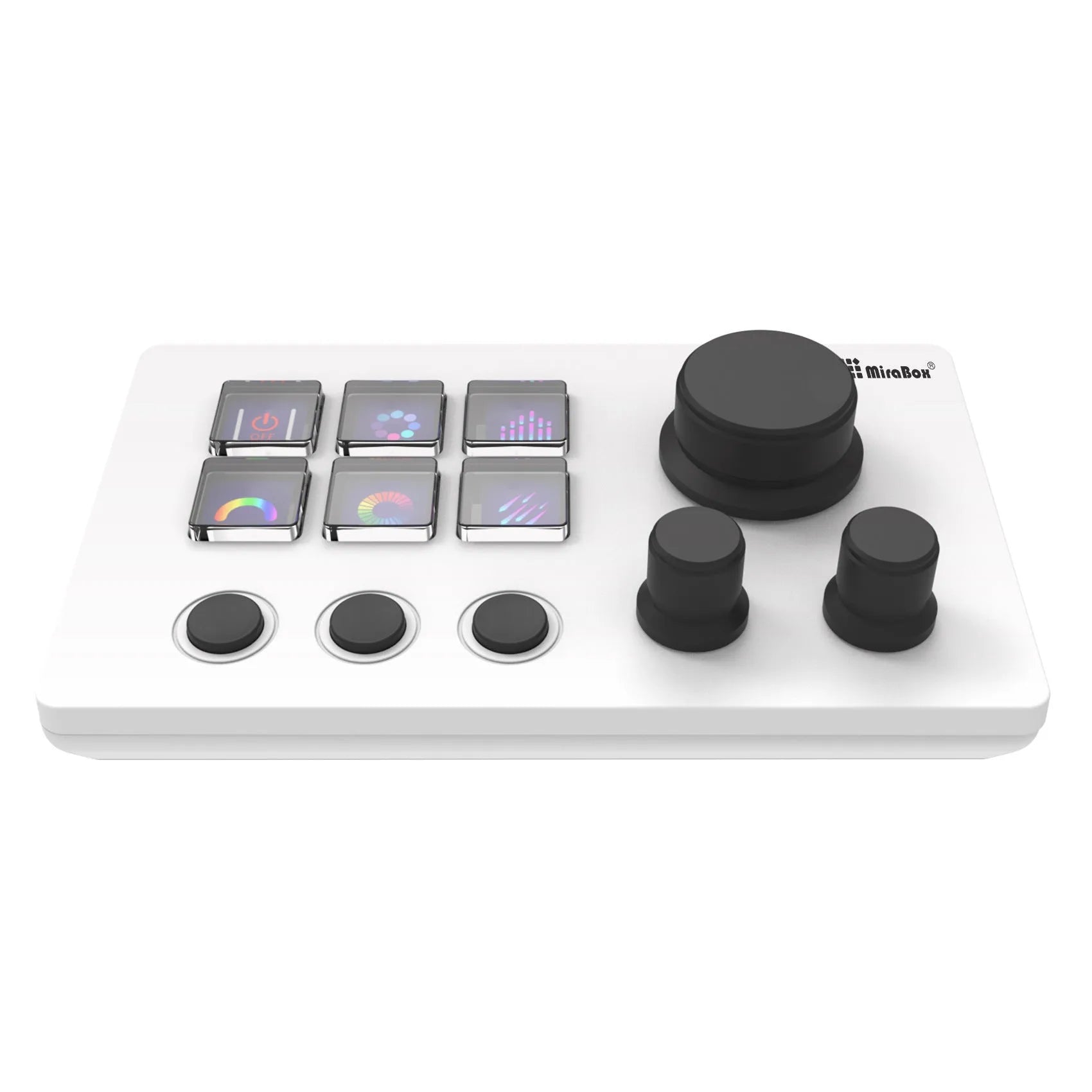 Visual Keyboard N3 silicone keypad in black or white with 2 metre cable and mounting bracket.
