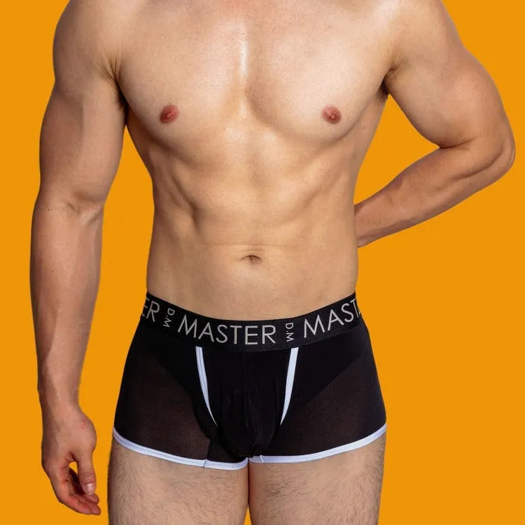Men's low waist ice silk shorts in army green colour showing quick-dry lightweight design