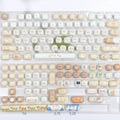 Steamed Bread mechanical keyboard 7u supplementary key cap set in PBT plastic