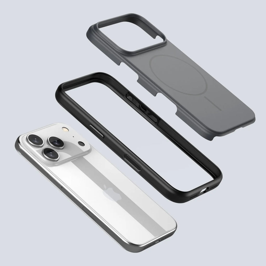 Frosted matte magnetic protective case for iPhone 17 in various colours