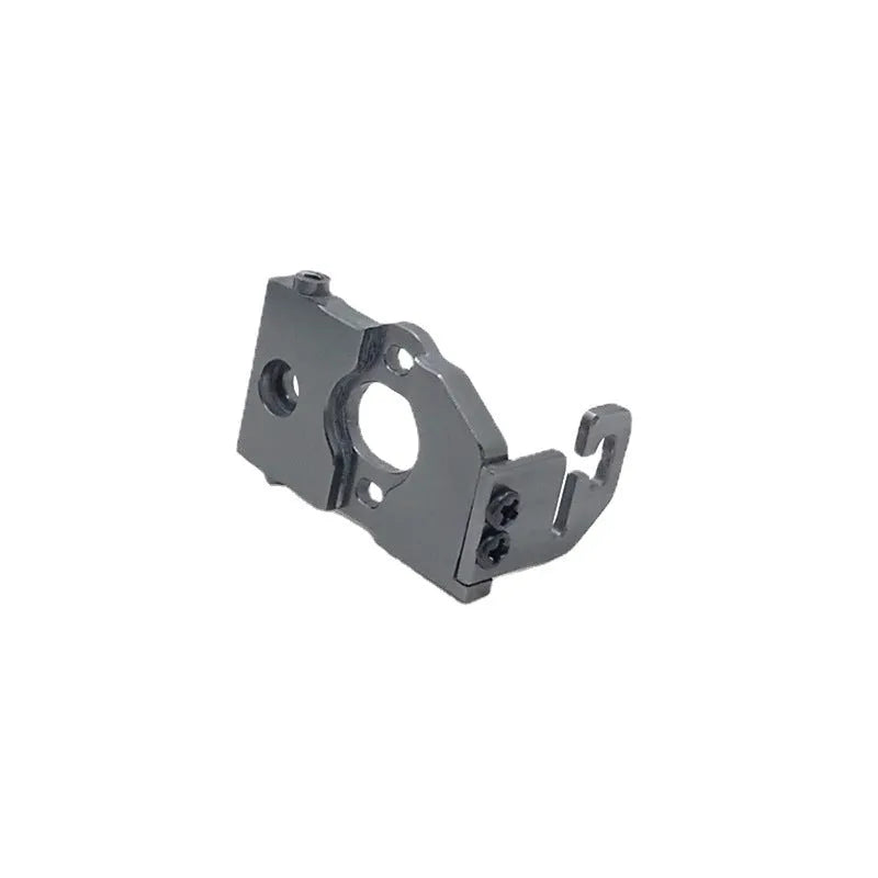 Metal motor holder for 1/28 Weili remote control car, 30.4mm x 20mm x 17.6mm, blue colour