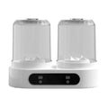 White double bucket mini USB laundry washing machine for underwear and small items.