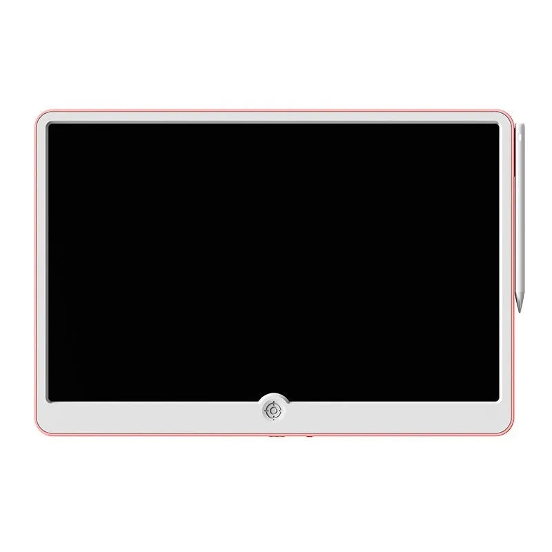 19-inch LCD children's drawing board in blue and white colour with electronic writing stylus
