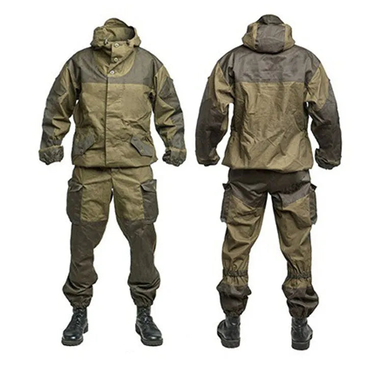 Men's Special Forces Mountain Battle Suit in camouflage, featuring a jacket and trousers set for tactical outdoor use.