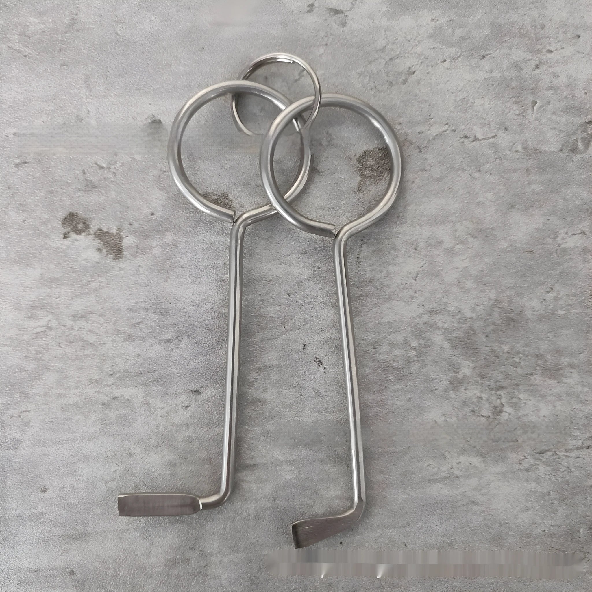 Two alloy steel wrench tools in a portable set for home and vehicle maintenance