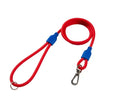 Dog outing hand holding rope set in Crimson with PVC waterproof chest and back collar