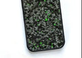 Samsung Galaxy S Series phone case with forged carbon fibre red pattern