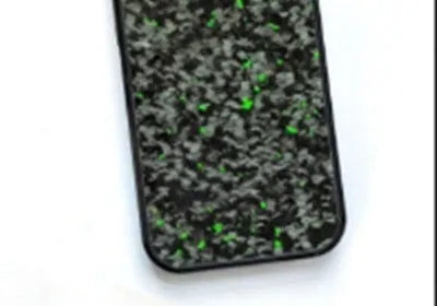 Samsung Galaxy S Series phone case with forged carbon fibre red pattern