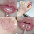 Shanuo moisturising lip gloss with water light mirror finish showing five colour options