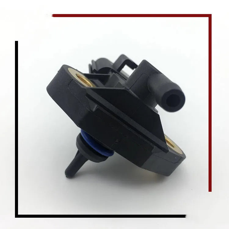 Black intake pressure sensor for Ford and Lincoln vehicles including Fiesta, Focus, Transit models
