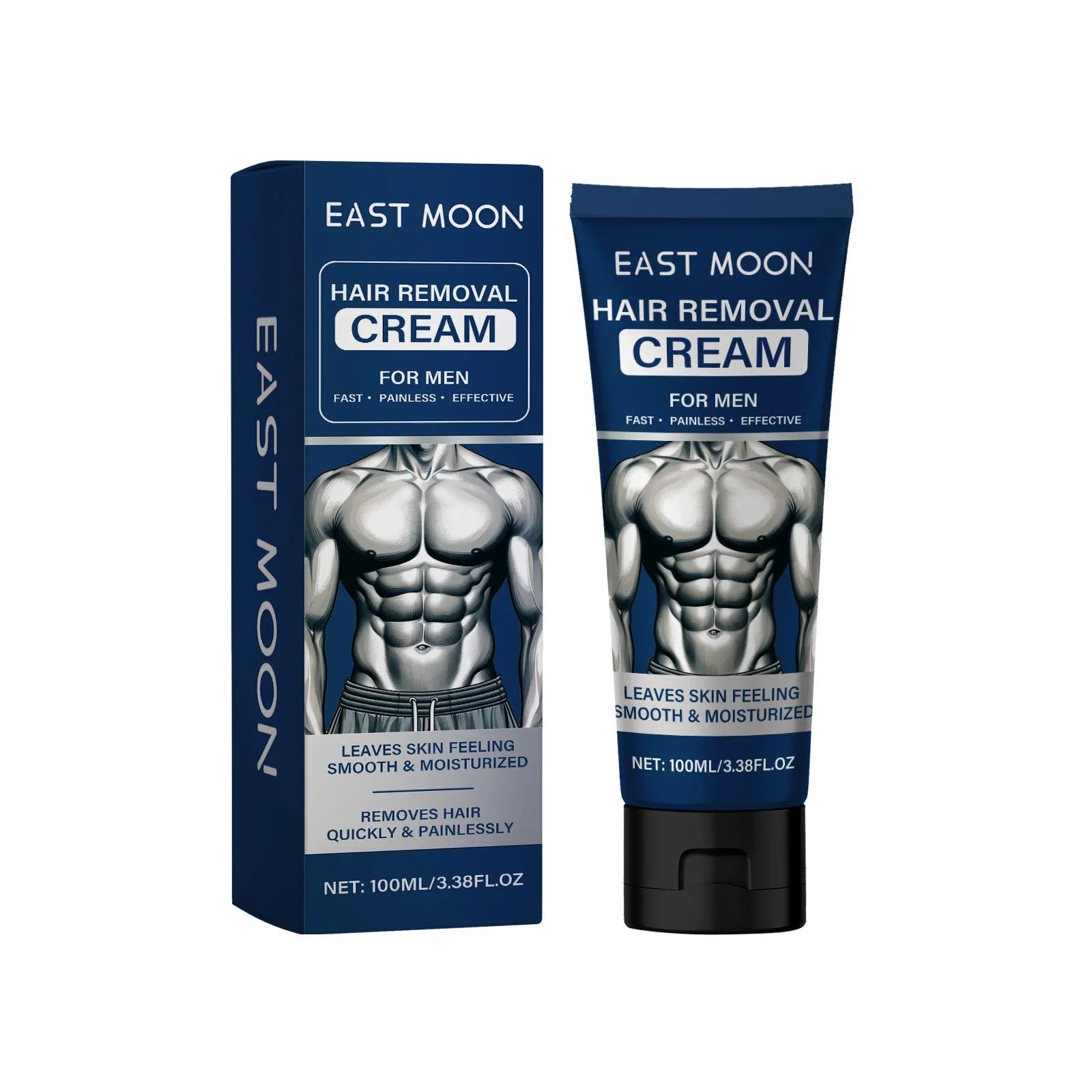 Men's hair removal cream tube 100ml for lip beard armpit hand leg hair removal