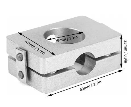 Silver metal LSD conversion board for Honda Civic and BMW E36 differential installation