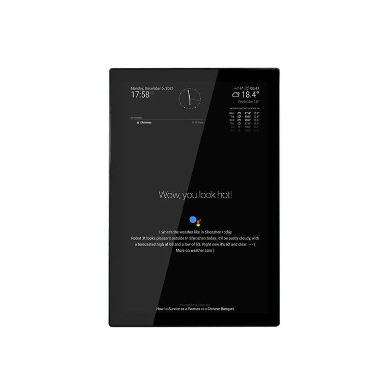 13.3-inch integrated computer touch display with ABS housing for Raspberry Pi CM4 smart mirror projects.