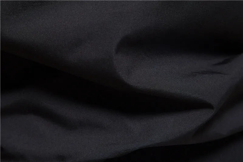 Men's solid colour thin casual jacket in polyester available in dark blue, black and Army Green