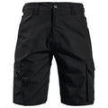 Men's tactical cargo shorts in camouflage pattern with straight leg design and cargo pockets for summer training