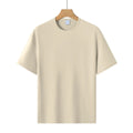 Loose fit modal colour short-sleeved T-shirt in solid colours for sports meetings