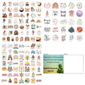 50 graffiti stickers with random printed patterns for personalised decoration
