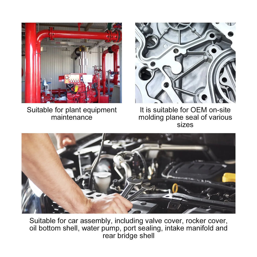 50ml auto metal fuel tank repair glue in tube with scraper and pointed nozzle
