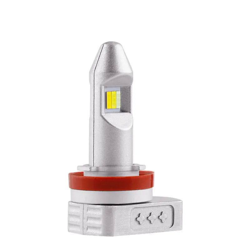 Universal LED fog lamp bulb retrofit light with aluminium housing, formats H8 H9 H11 9005 9006 PSX24 PSX26.