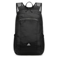 AZELA lightweight hiking backpack in white with multiple pockets and breathable mesh straps, outdoor travel daypack