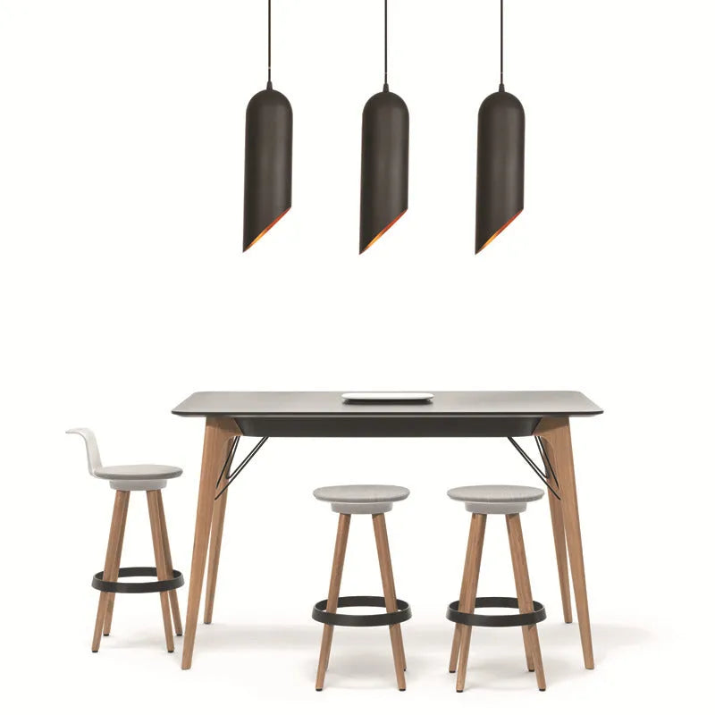Retro iron art chandelier ceiling light in matte black finish with multiple arms.