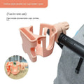 Black ABS plastic cup holder for cars with dimensions 19x10x11.3cm