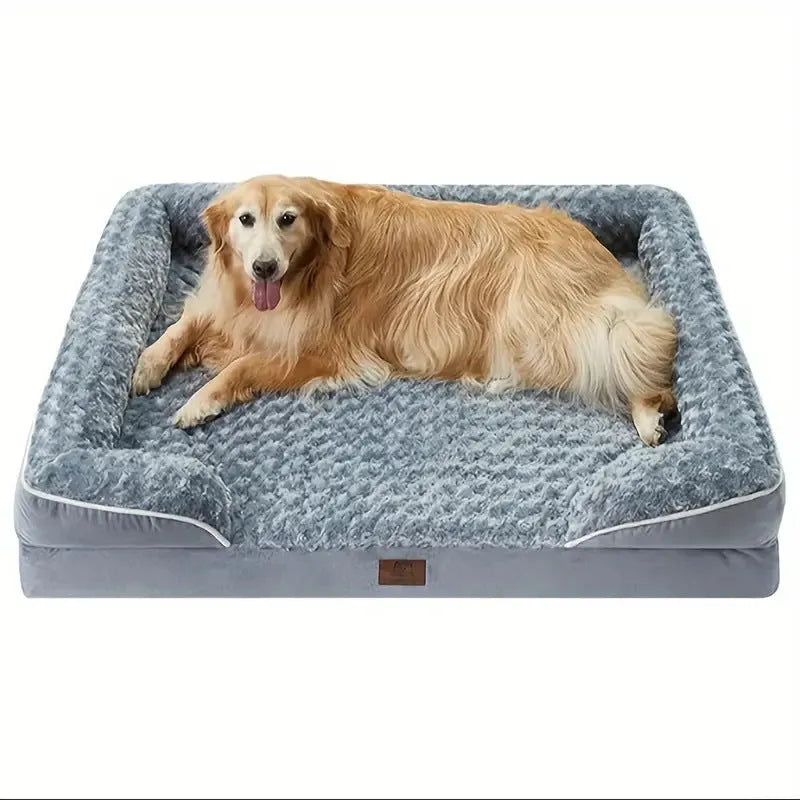 Waterproof removable dog kennel pad in light grey, dark grey, and coffee brown colours showing different sizes