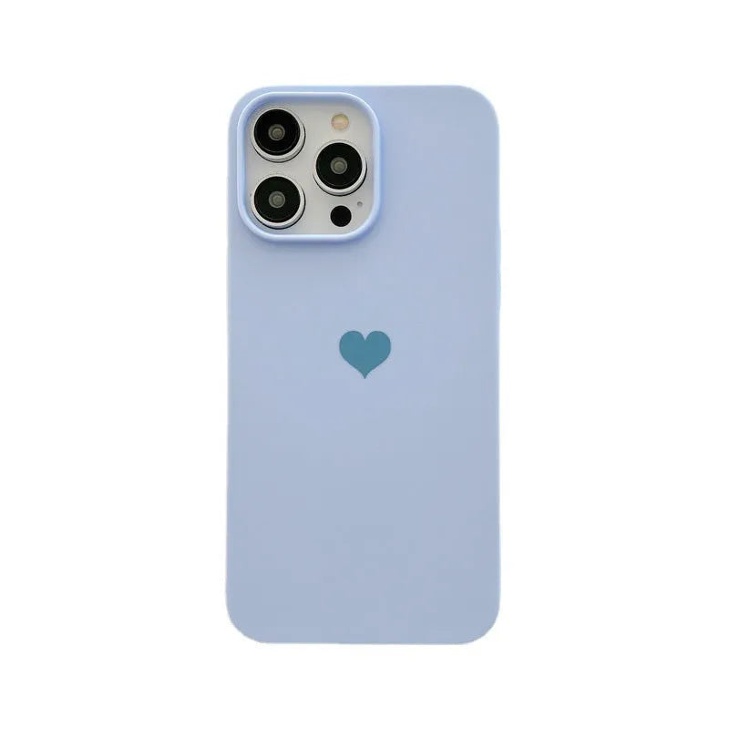 Little Love frosted TPU phone case for iPhone in pink colour with full inclusive protective shell