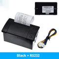 Black embedded micro thermal bill printer with TTL or RS232 serial port for single chip microcomputer