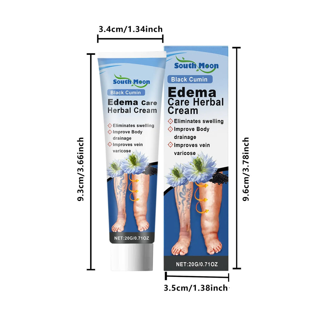 20g tube of herbal leg care cream with black grass seeds and horse chestnut