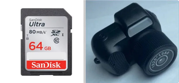 Black Y3000 HD outdoor sports camera with display screen showing recorded footage
