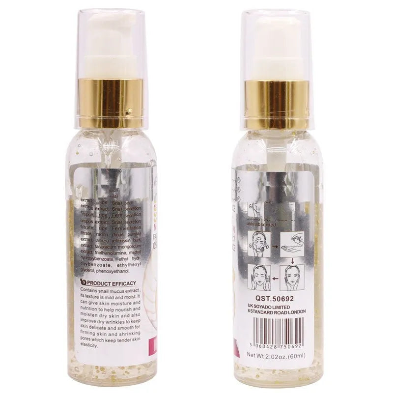 Snail Care Solution 60ml facial essence bottle for ladies with universal skin type suitability