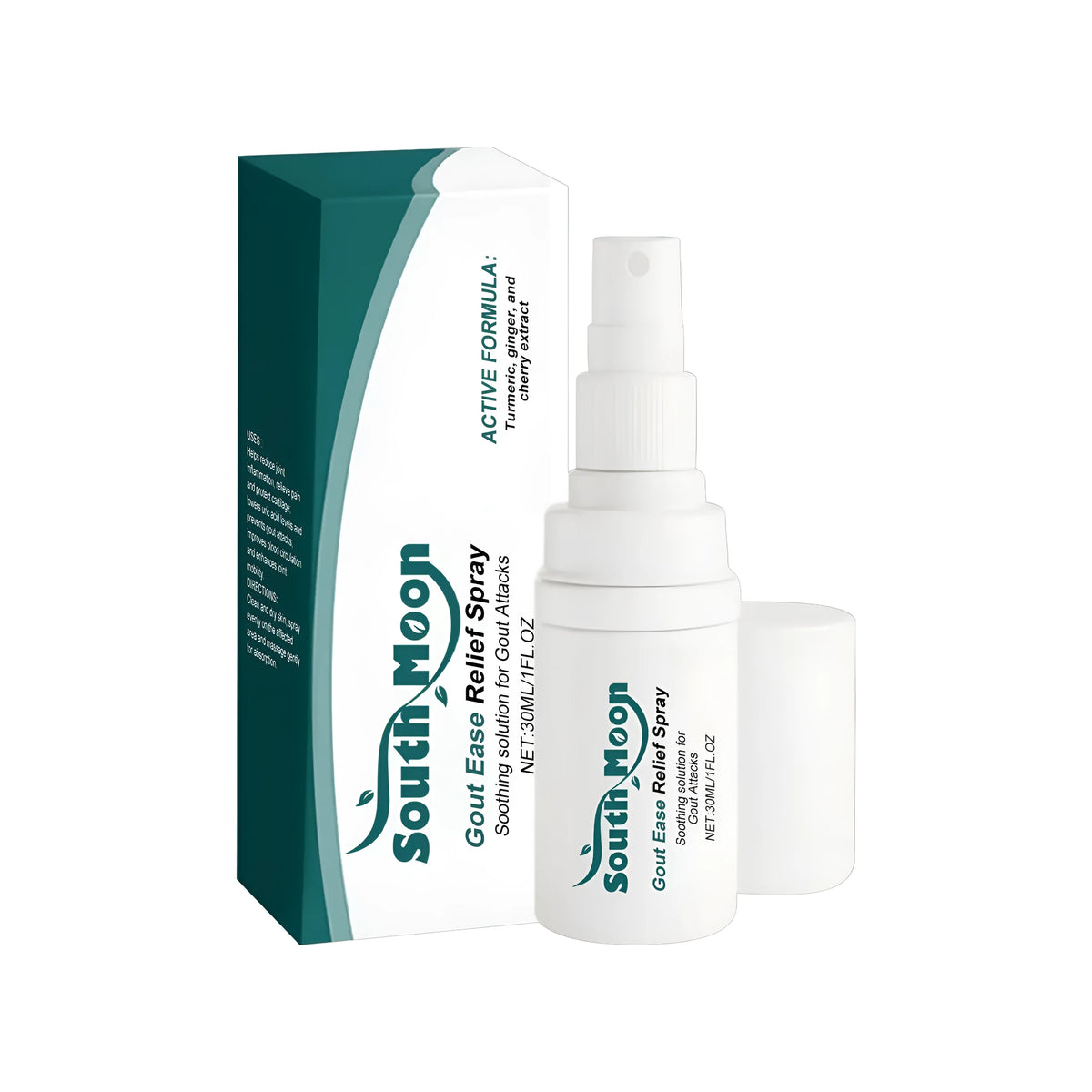 Gout Ease Relief Spray 30ml joint soothing spray with menthol turmeric ginger and cherry