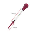 Electrohydraulic hydrometer for automobile battery testing with glass construction and suction mechanism
