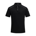 Short sleeve work shirt in solid colour with ice feeling quick-dry fabric, available in multiple sizes