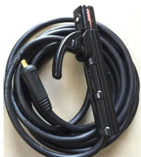 Black plastic-coated copper welding cable 25 metres long for household welding machines