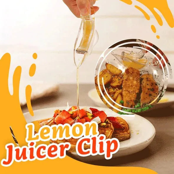 Transparent acrylic bird-shaped manual lemon juicer for fresh juice extraction