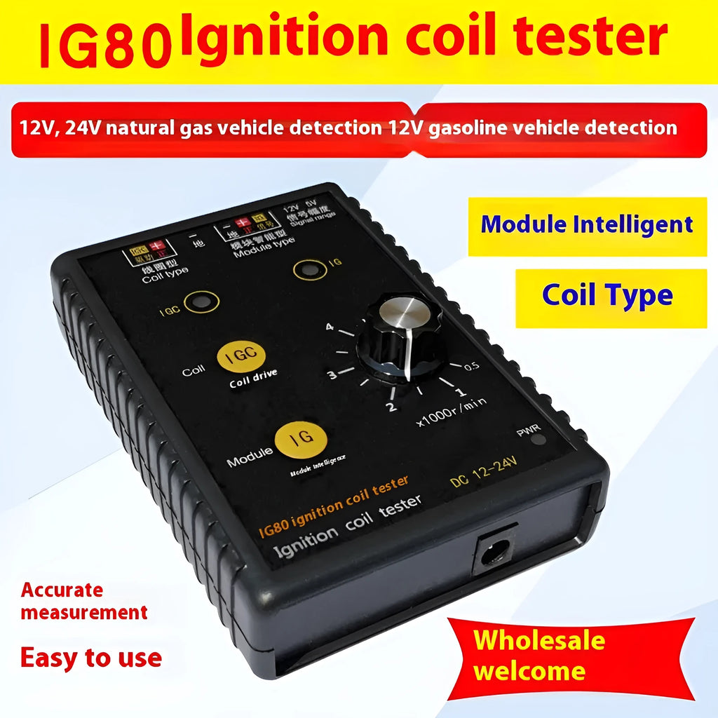 IG80 automobile ignition coil detector for gasoline and natural gas vehicles
