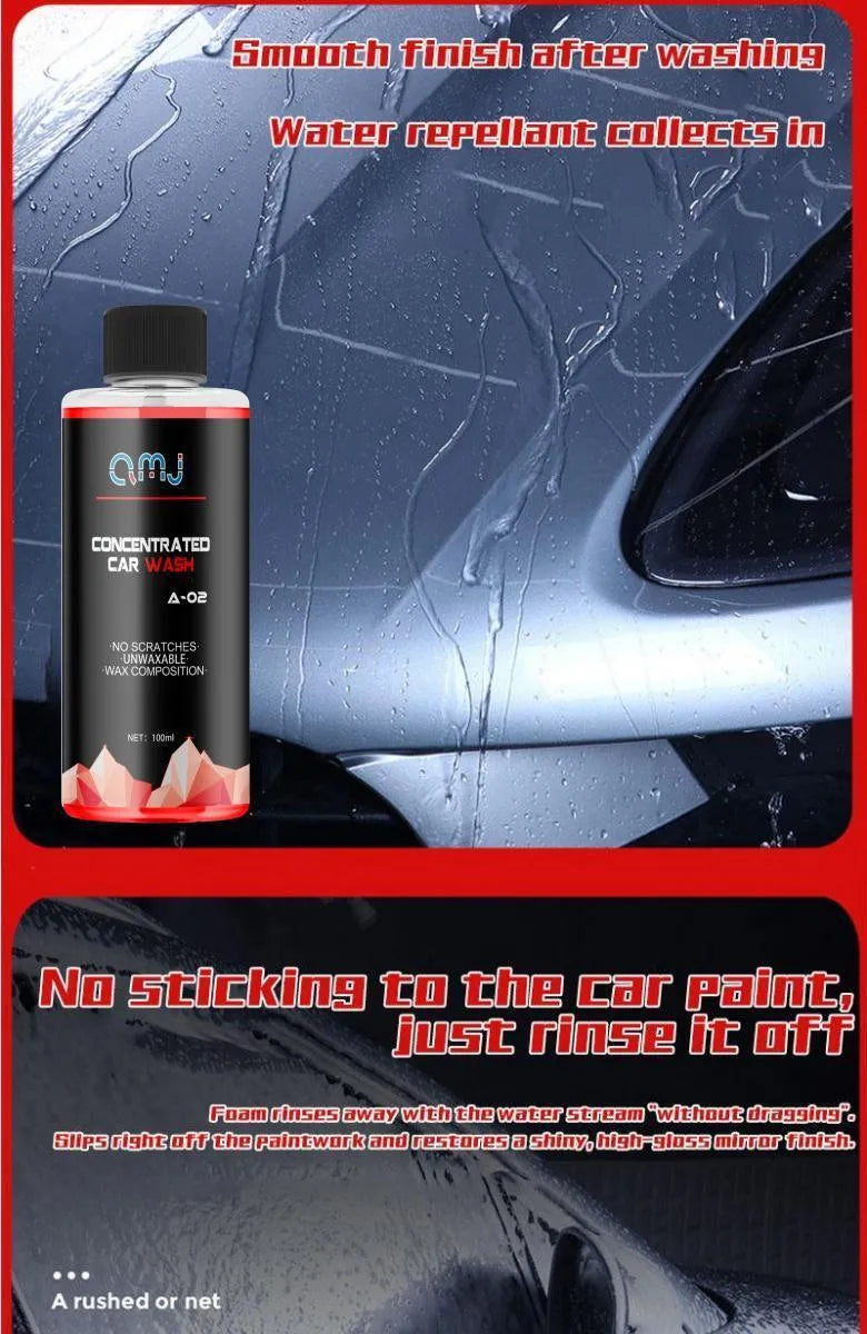 100ml super concentrated car decontamination and polishing cleaner with high foam formula