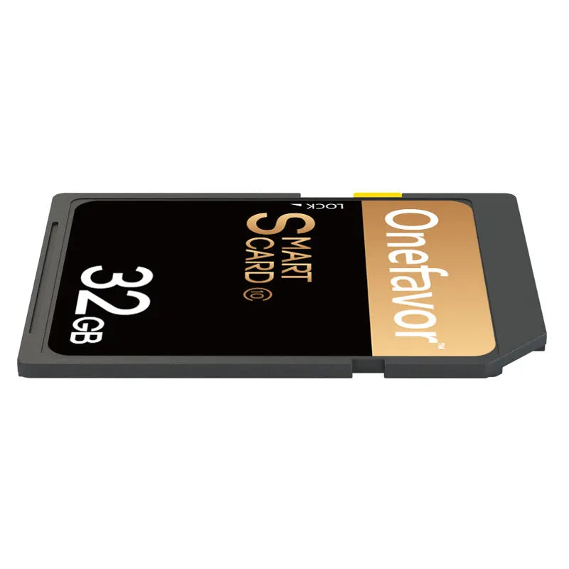 SD to PCMCIA adapter card with 32GB memory for Mercedes-Benz cars, showing stainless steel housing.