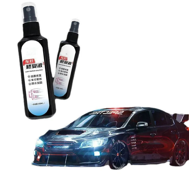 100ml bottle of car headlight renovation repairing liquid for plastic headlight covers