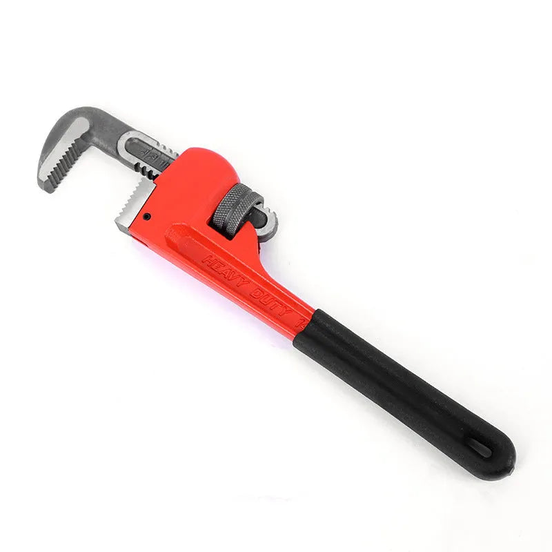 Heavy pipe tongs 45# steel clamps water pipe pliers 8 inch hardware tool