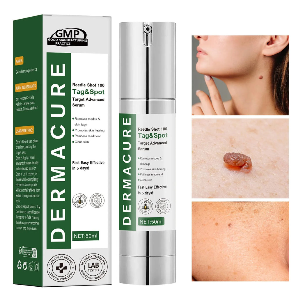50ml bottle of gentle skin care solution for facial cleaning with three-year shelf life