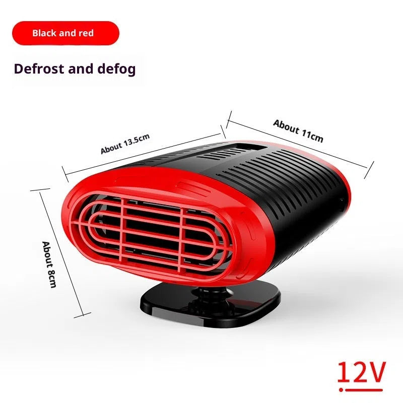 12V 120W vehicle warm air blower in black and grey or black and red ABS casing for defrost and demist