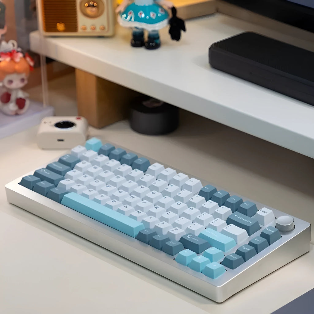 Heiji Snake aluminium mechanical keyboard kit in black with wireless connectivity options