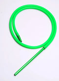 Silicone hookah hose with aluminium fittings in modern design showing six colour options